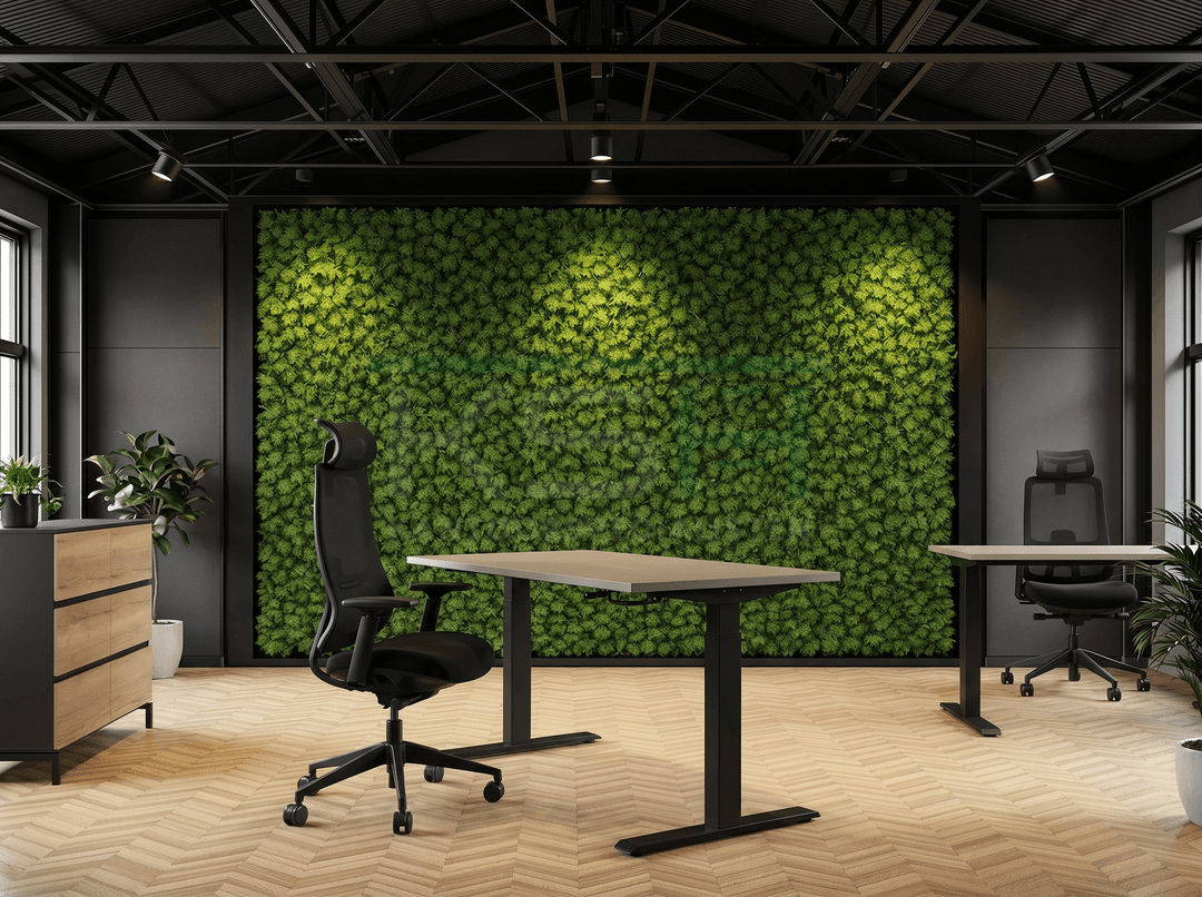 Ergonomische bureaustoel 'Pelle' – Multifunctionele wielen voor zachte en harde ondergrond, Zwart
