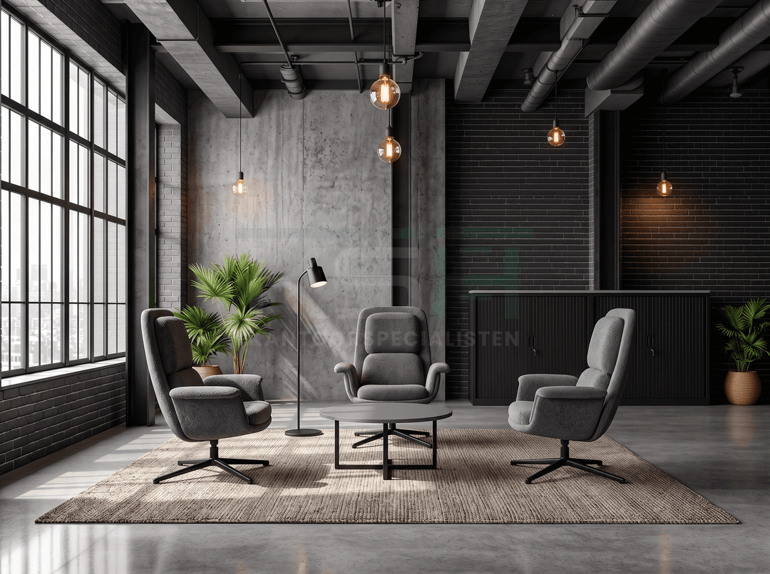 Loungefauteuil 'Noor' – Grijs