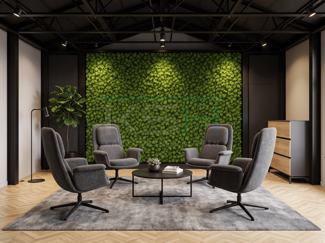 Loungefauteuil 'Noor' – Zwart