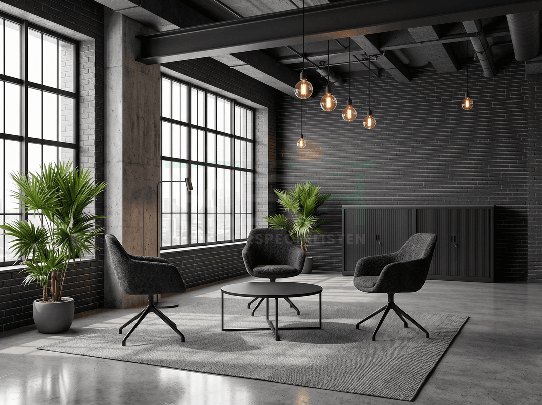 Loungestoel 'Jesse' – Zwart