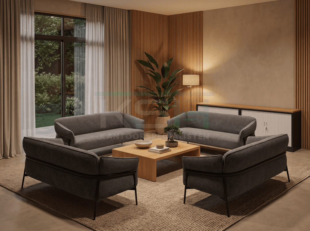 Loungebank 'Fenna' – Grijs