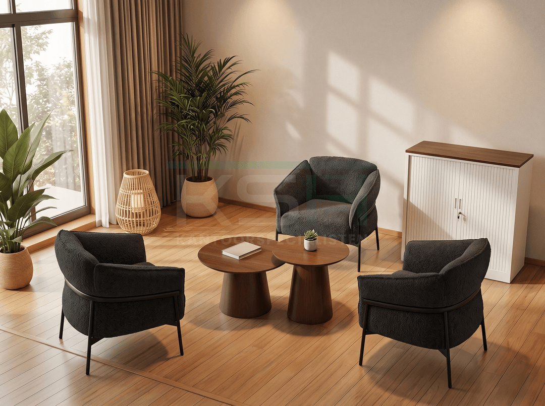 Salontafelset 'Bo' – Rustiek eiken