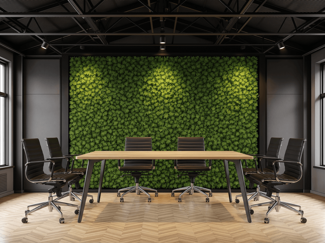 Real-poot Kantinetafel recht 120x80cm Zwart Natuur eiken