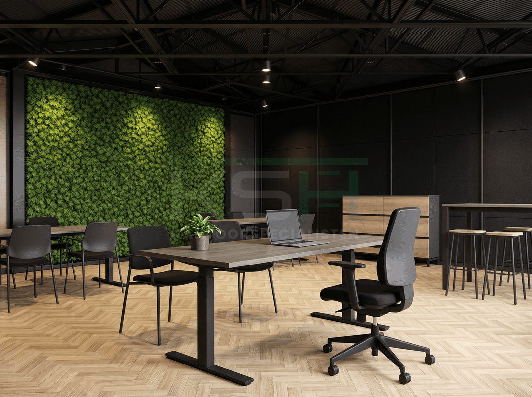Los bureaublad - recht 120x80cm Bruin eiken
