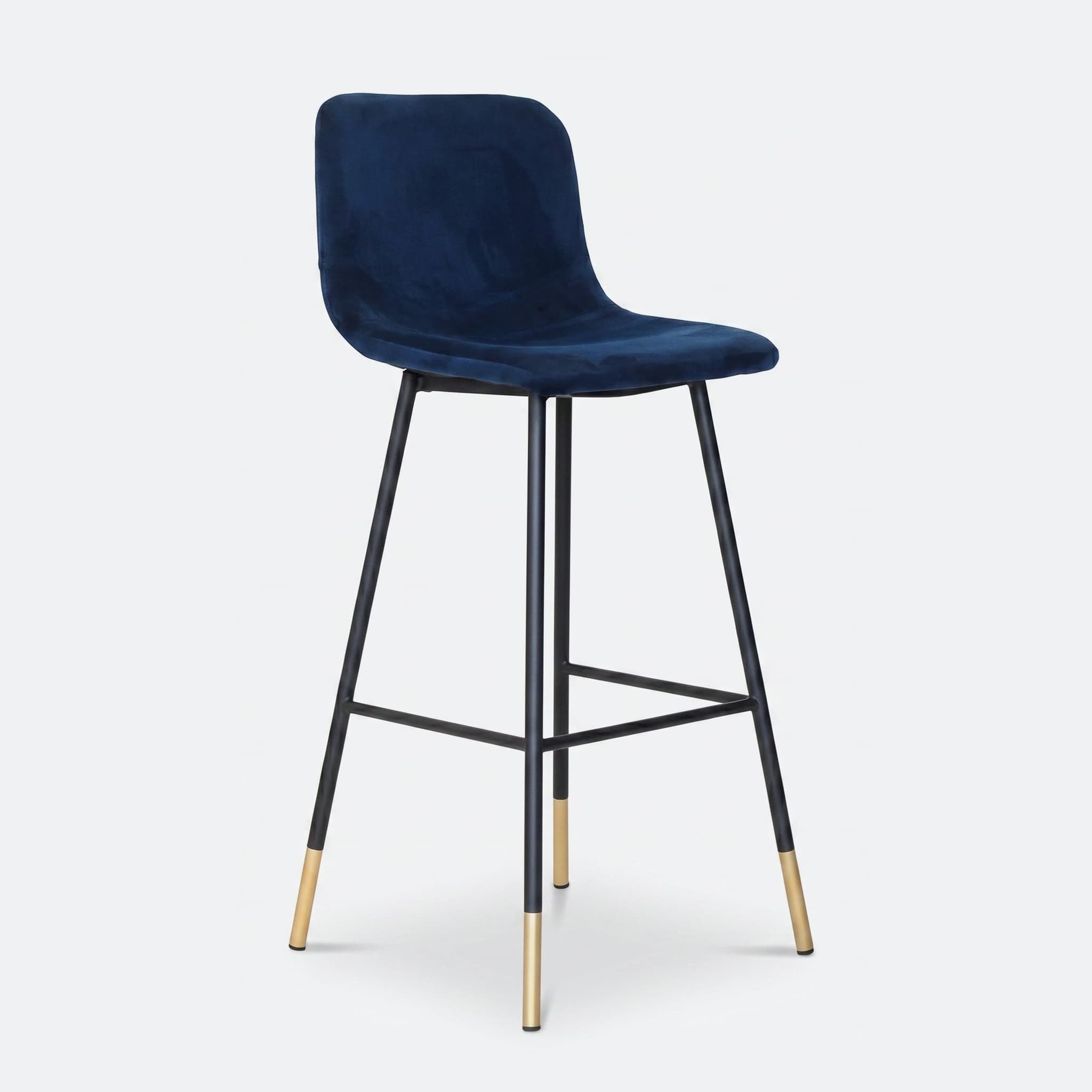 Barkruk 'Duke' – 4-poots — Blauw