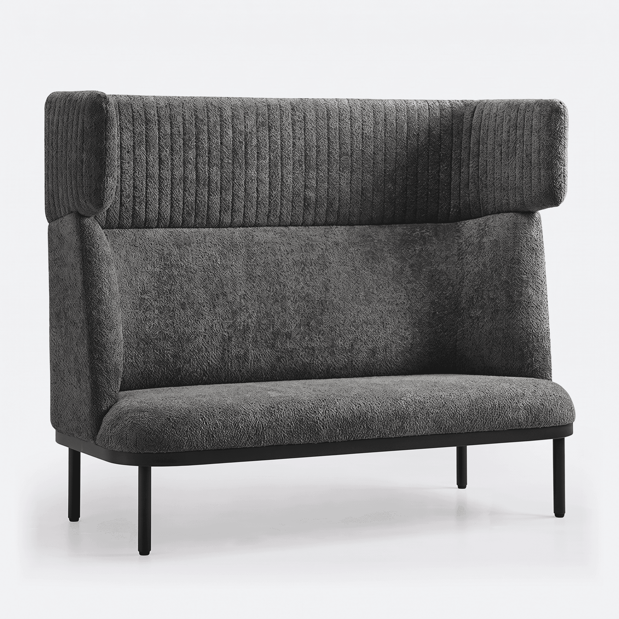 Akoestische loungebank 'Silke' — Grijs