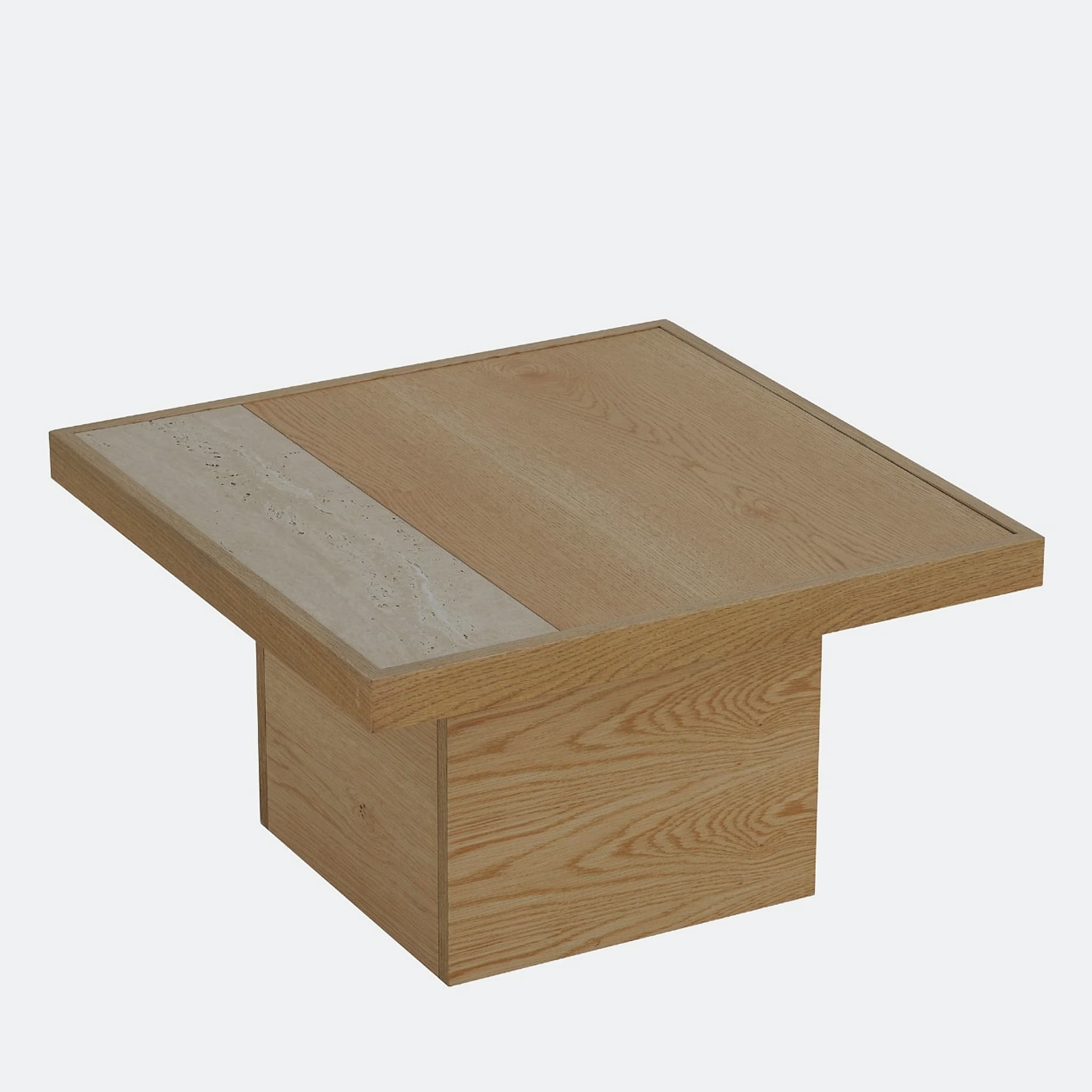 Salontafel 'Ynte' — Blank eiken