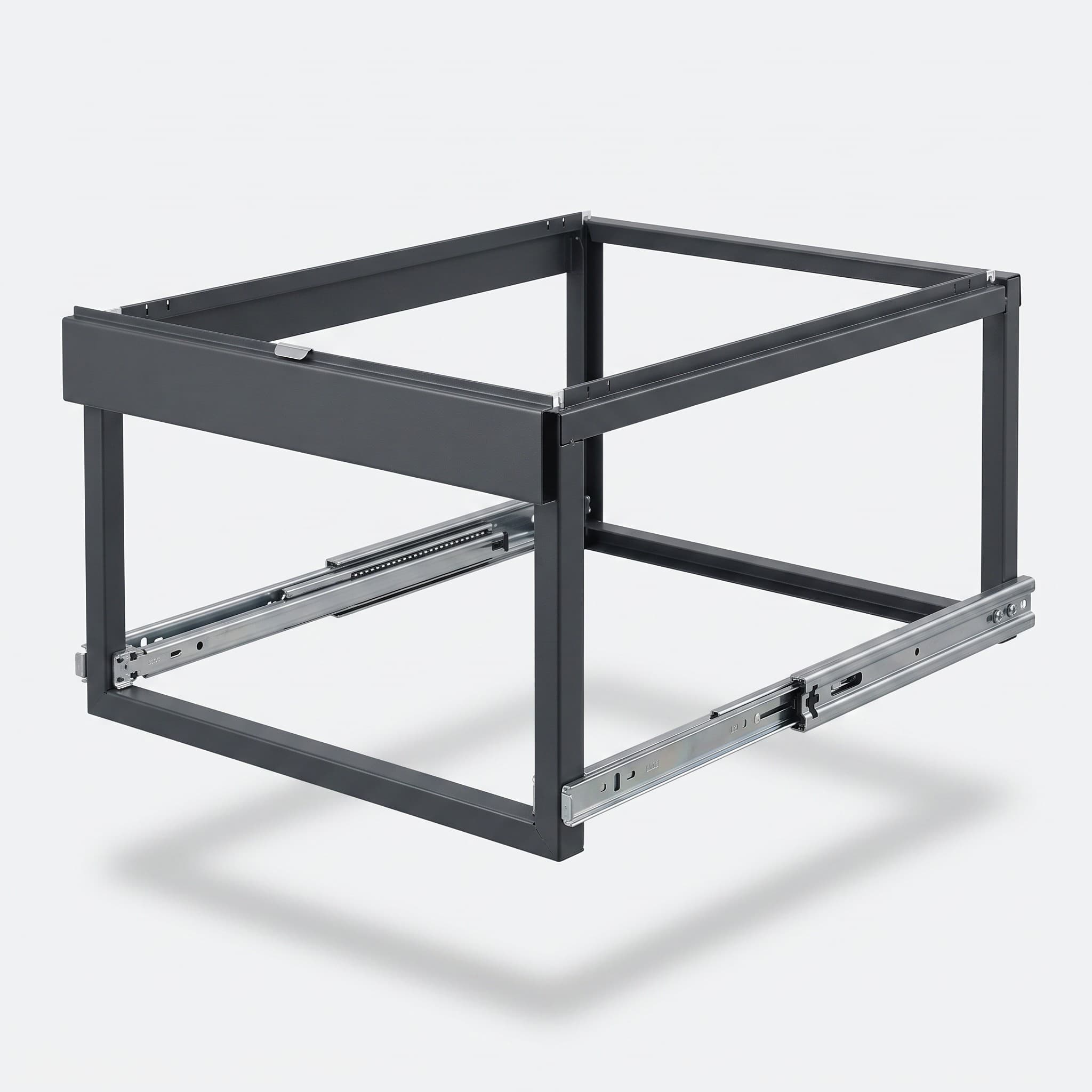 Uittrekbaar Hangmappenframe t.b.v. roldeurkast