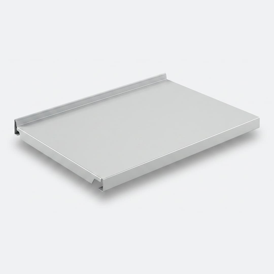 Extra legbord t.b.v. roldeurkast – 100 cm, Aluminium