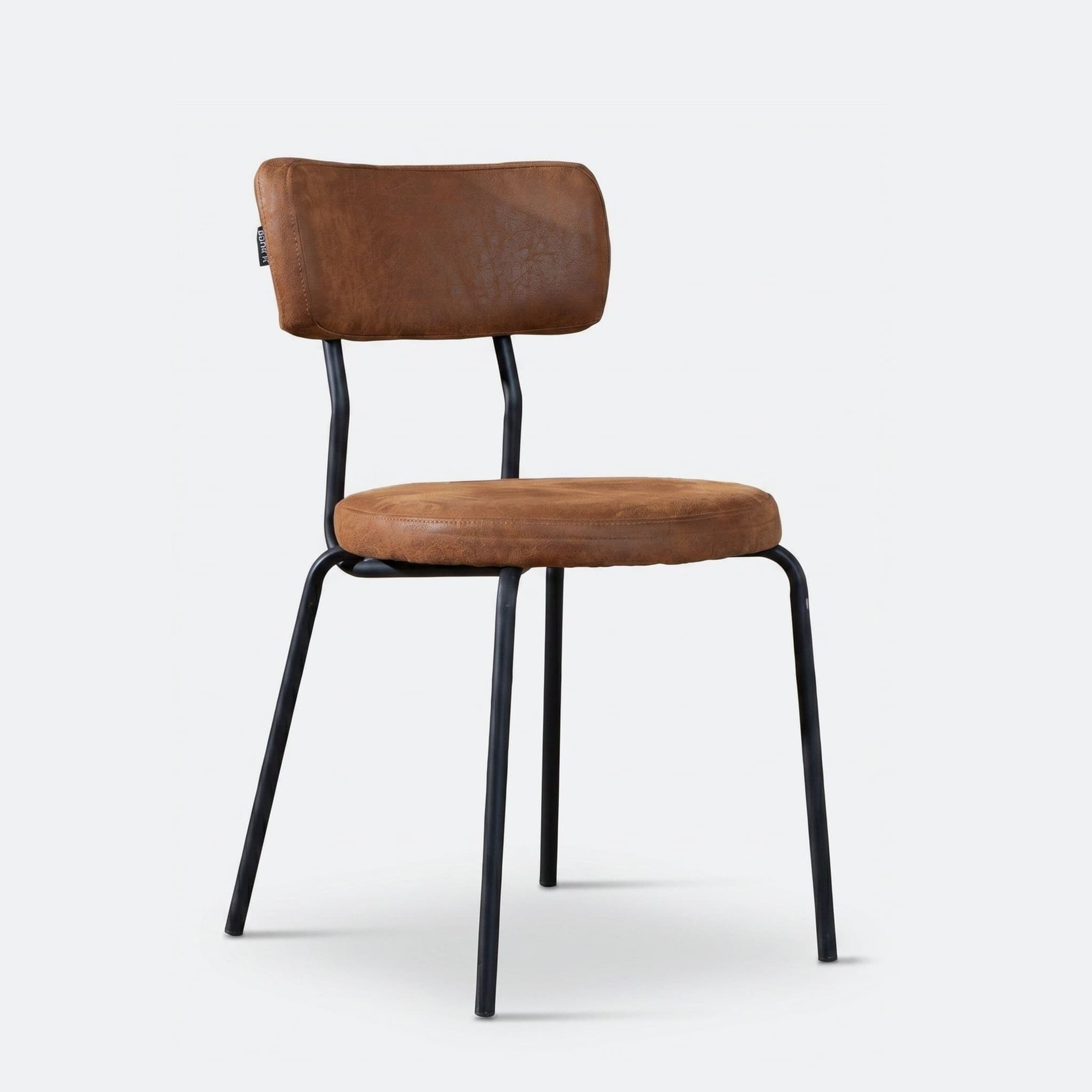 Kantinestoel 'Lynn' — Cognac