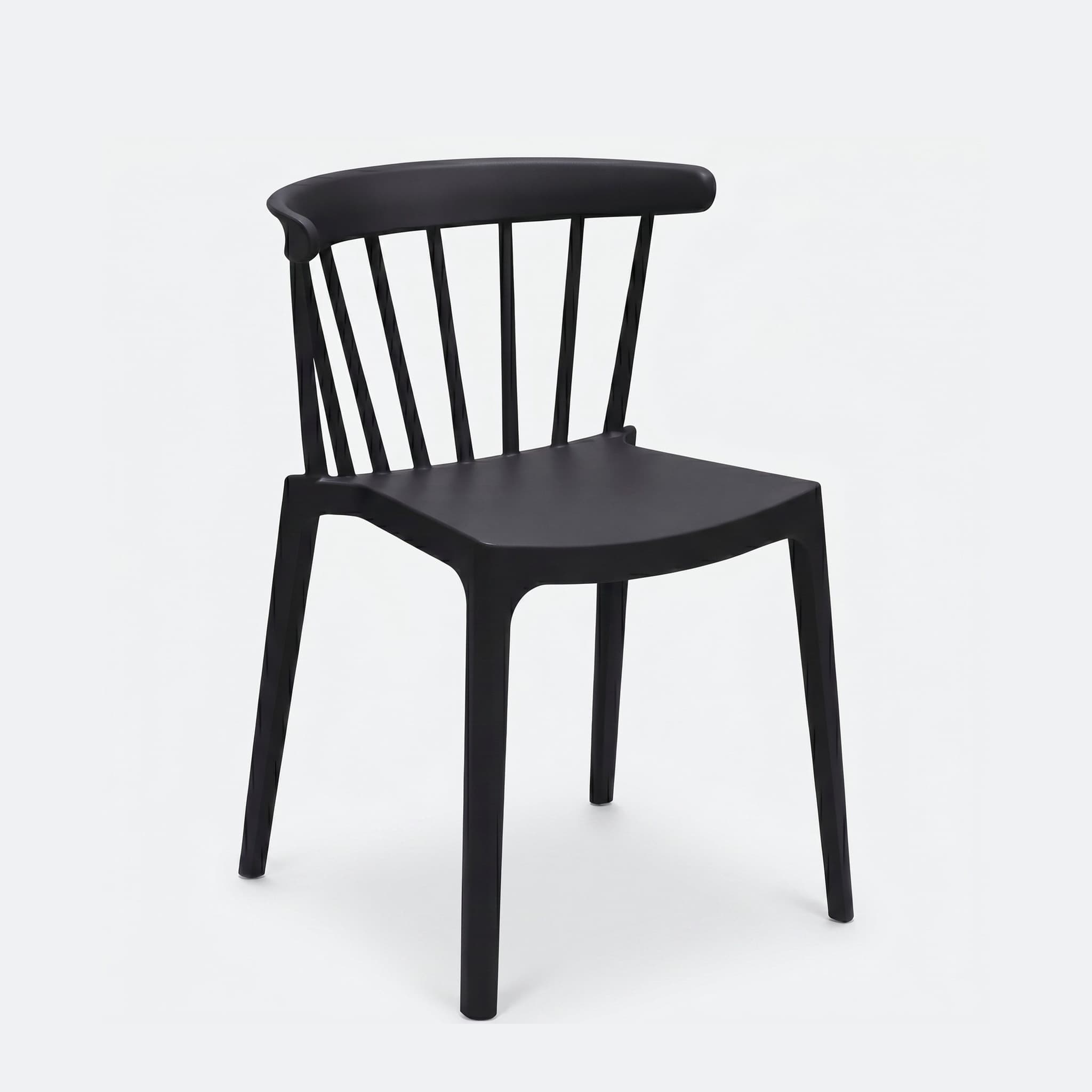 Kantinestoel 'Onno' — Zwart