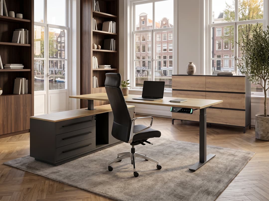 Directie bureau 'Matteo elektrisch' – Aanbouw links